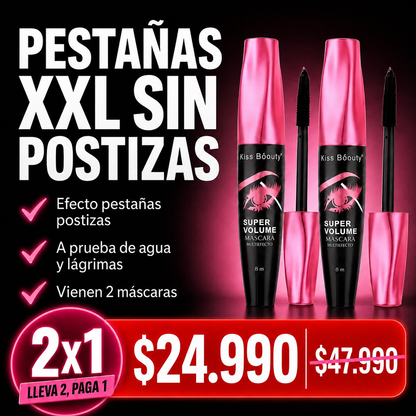2x1 Compra 1 y lleva otra de regalo Máscara de Pestañas Volumen Instantáneo y Pestañas Más Gruesas