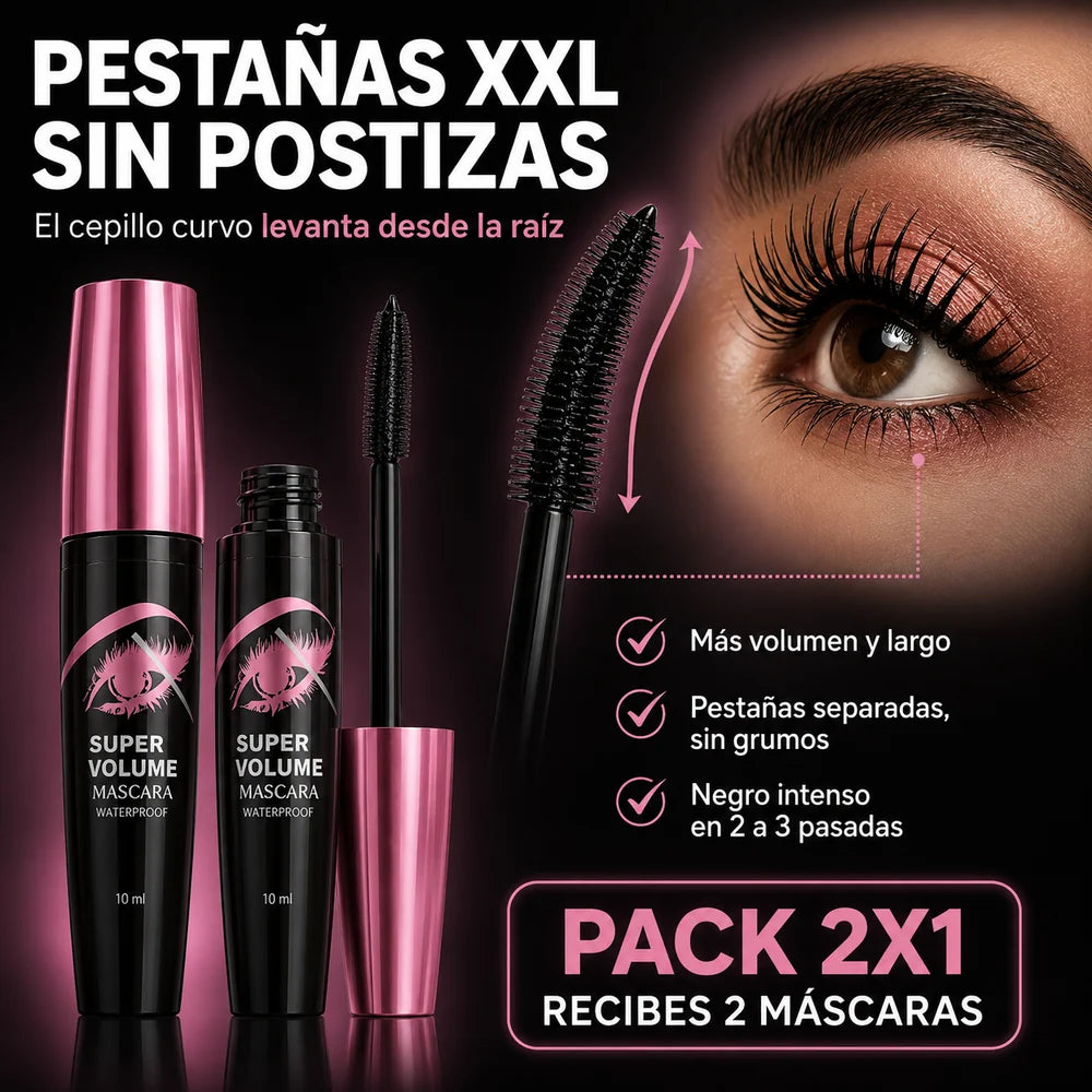 2x1 Compra 1 y lleva otra de regalo Máscara de Pestañas Volumen Instantáneo y Pestañas Más Gruesas