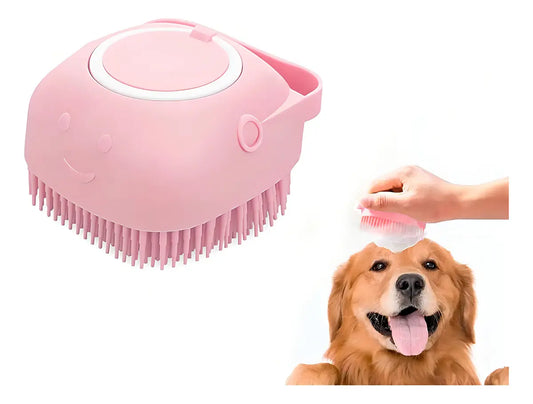 Cepillo Suave para Bañar Mascotas