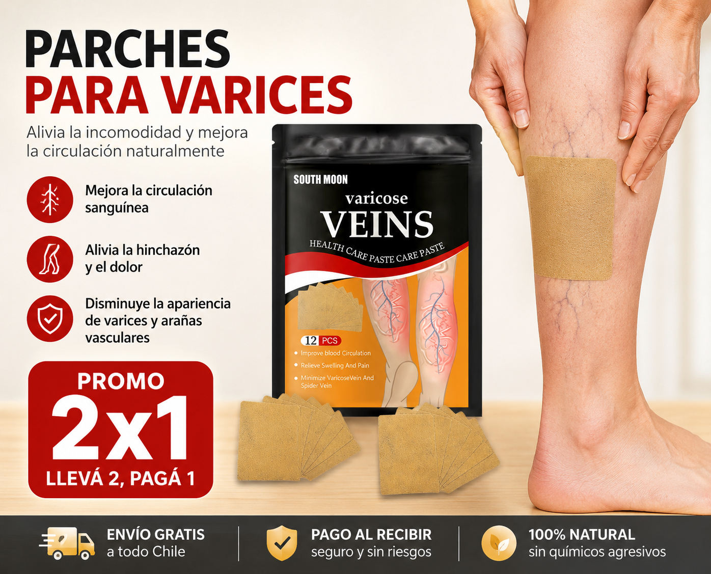 Parches AntiVárices 2x1 — 24 Parches